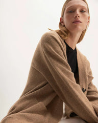 The Cozy-Stretch Relaxed Cardigan | Heathered Toasted Coconut