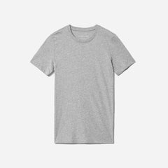 The Organic Cotton Crew Tee |  Heathered Grey