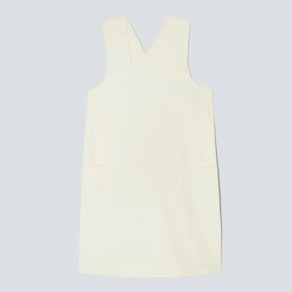 The Cross-Back Apron Mini Dress | Canvas