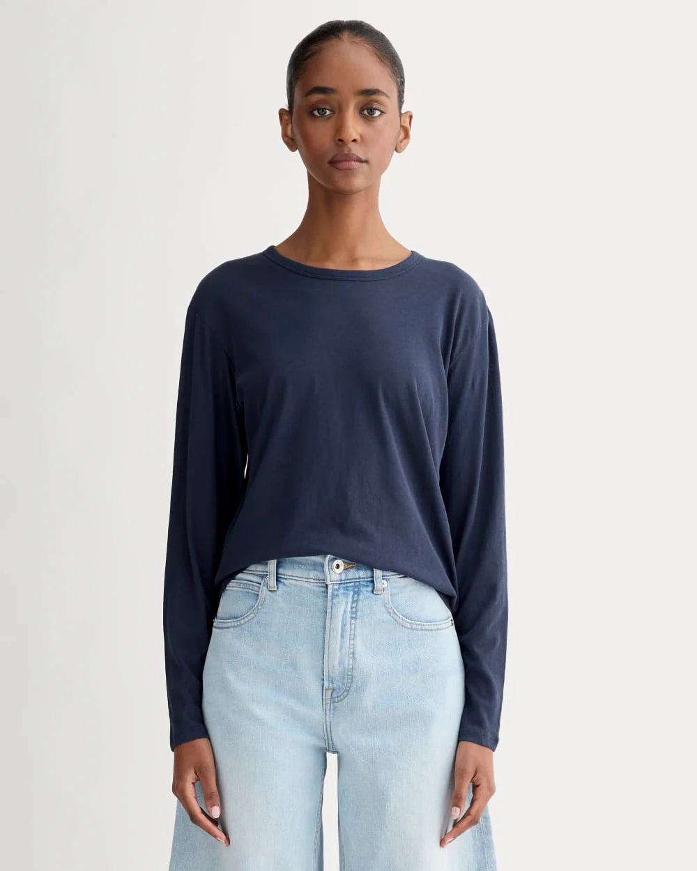 The Air Long-Sleeve Tee | Navy