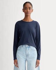 The Air Long-Sleeve Tee | Navy