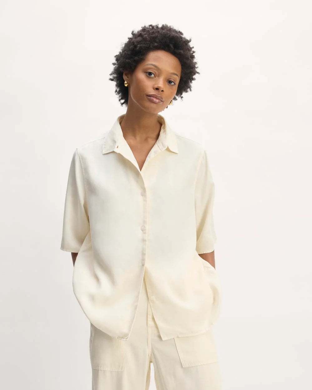 The Short-Sleeve Shirt in Butterlite | Bone