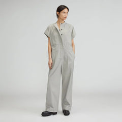 The Easy Workwear Jumpsuit | Canvas Tan / Navy