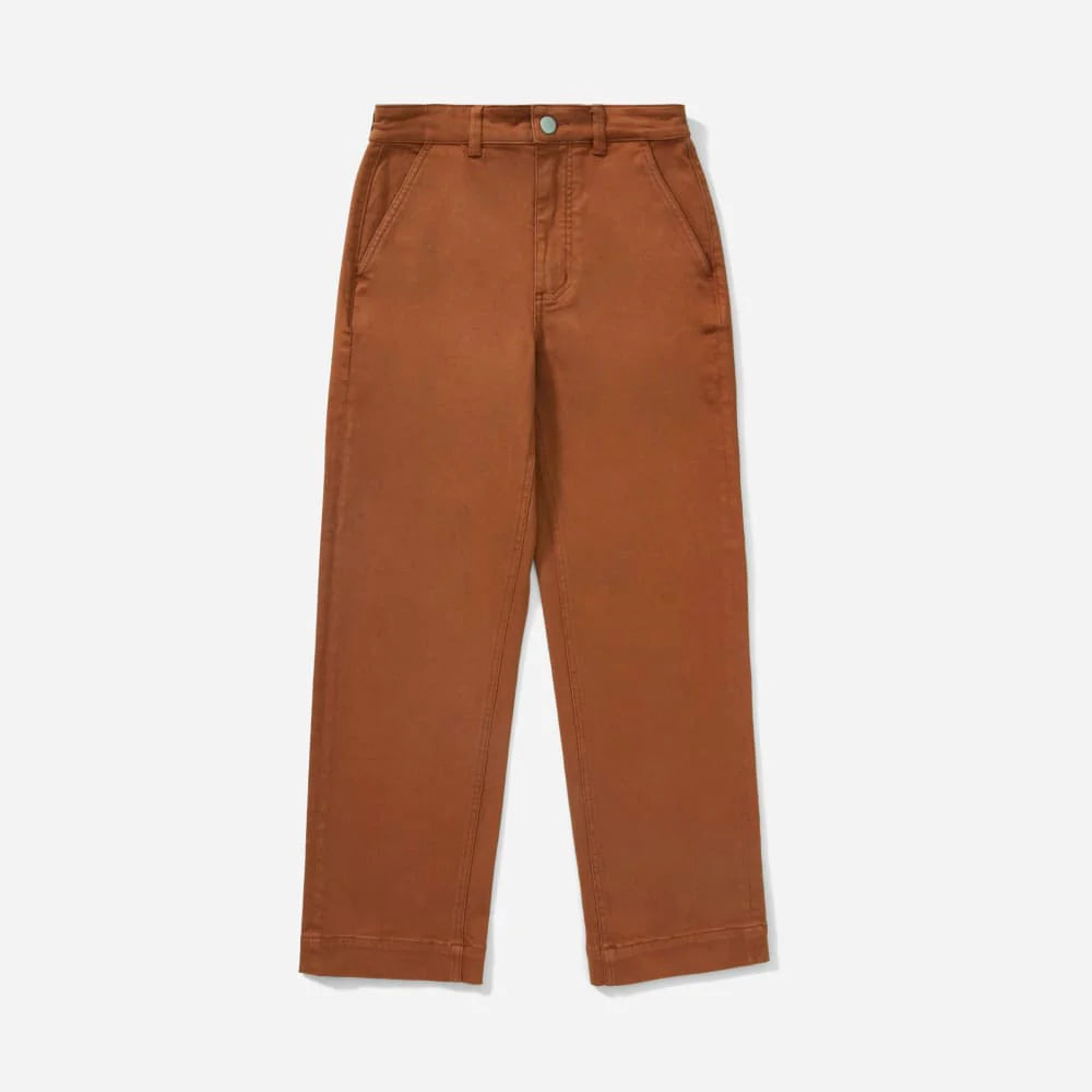 The Straight-Leg Crop | Cocoa Brown | Short