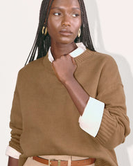 The Boxy Sweater in Everyday Cotton | Toasted Coconut