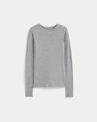 Tissue Long-Sleeve Crew | Heathered Grey