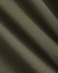 The Box-Cut Tee in Essential Cotton | Olive Night | Pocket