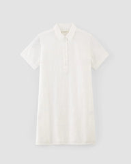 The Linen Eyelet Shirtdress | White Eyelet