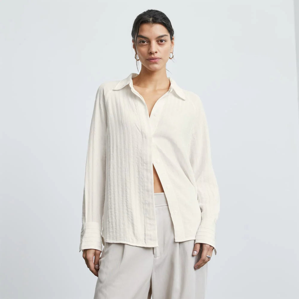 The City Stripe Shirt | Bone