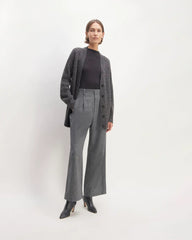 The Alpaca Oversized Cardigan | Dark Charcoal