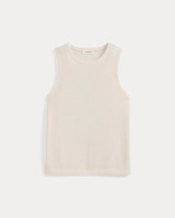 Textured Knit Tank | Bone