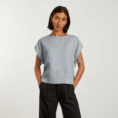 The Drawstring Tunic | Sky