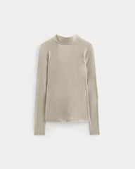 Tie-Neck Top in Butterluxe | Heather Wheat