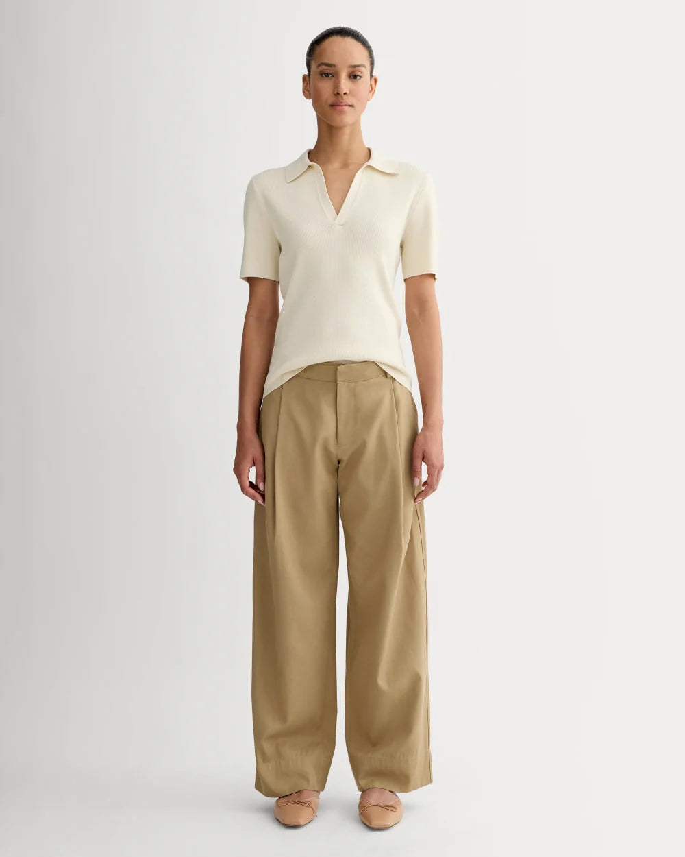 The Low-Rise Chino | Ash Brown