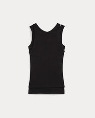 Tissue Layered Tank | Black