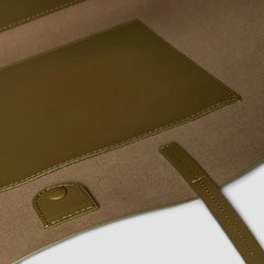 The Luxe Italian Leather Tote | Beech