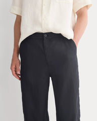 Linen Easy Pant 2.0 | Black