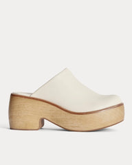 The Wooden Puffa Clog | Canvas