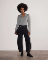 The Henley in Butterluxe | Heather Charcoal