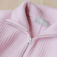 The Half-Zip Sweater in Luxe Merino | Light Lilac