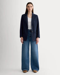 The Oversized Blazer in Buttersmooth | Navy