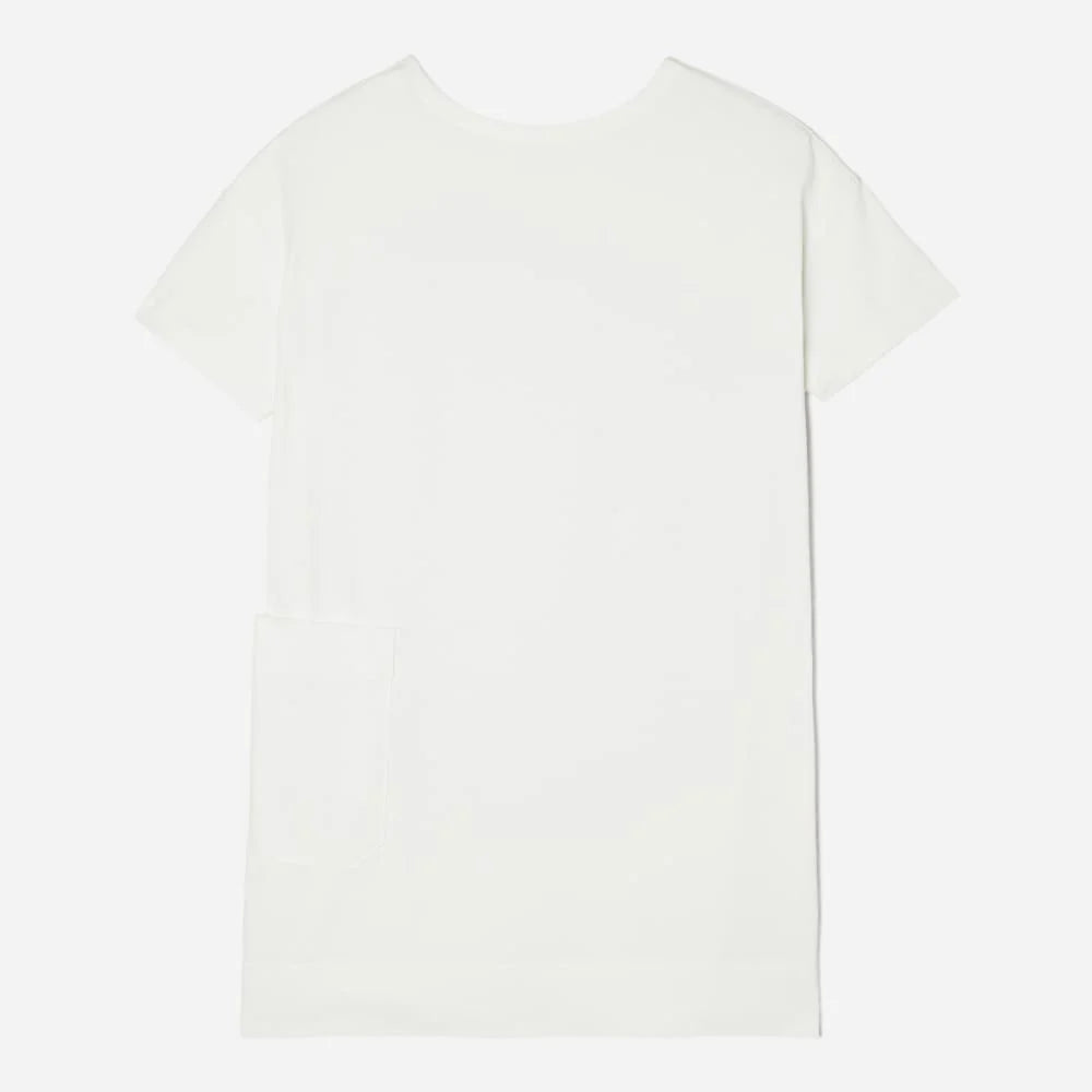 The Oversized Mariner Dress | White