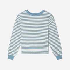 The Organic Cotton Long-Sleeve Tee | Spring Lake / Canvas