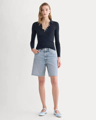 The OG Baggy Jean Short | Light Indigo