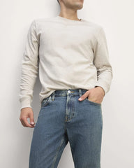 The Authentic Straight Jean | Whisper Blue
