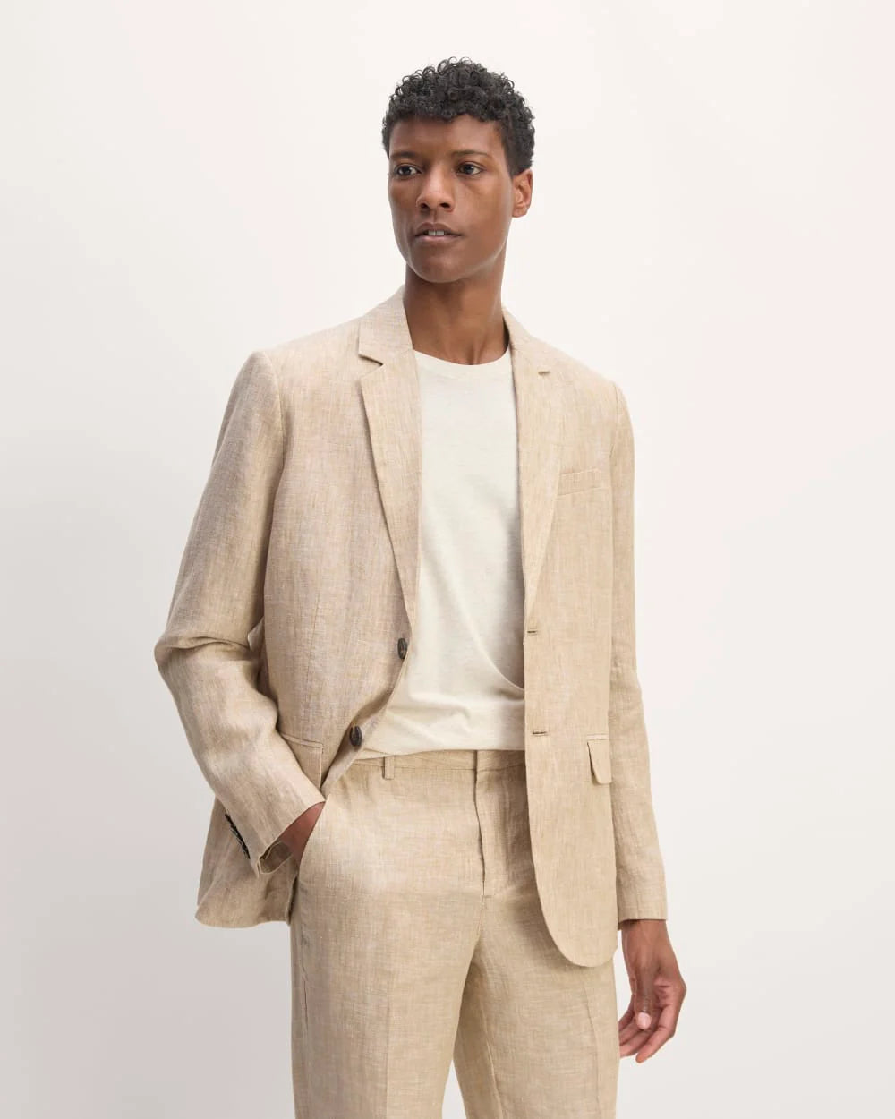 The Linen Blazer | Cornstalk Chambray