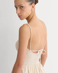 Gauze Smocked Mini Dress | Birch