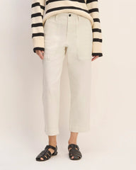 The Organic Utility Pant | Bone