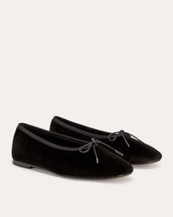 The Day Ballet Flat | Black Velvet