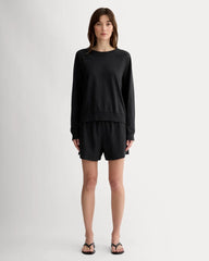 The Off-Duty Long-Sleeve Tee | Black
