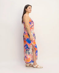 The Everlane x Marques' Almeida Satin Tie-Dye Dress | Multi Tie-Dye