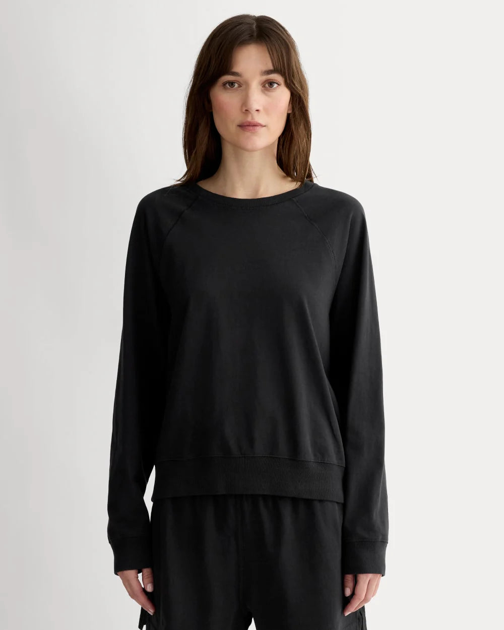 The Off-Duty Long-Sleeve Tee | Black