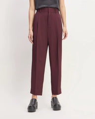The Japanese GoWeave Way-High® Tapered Pant | Burgundy