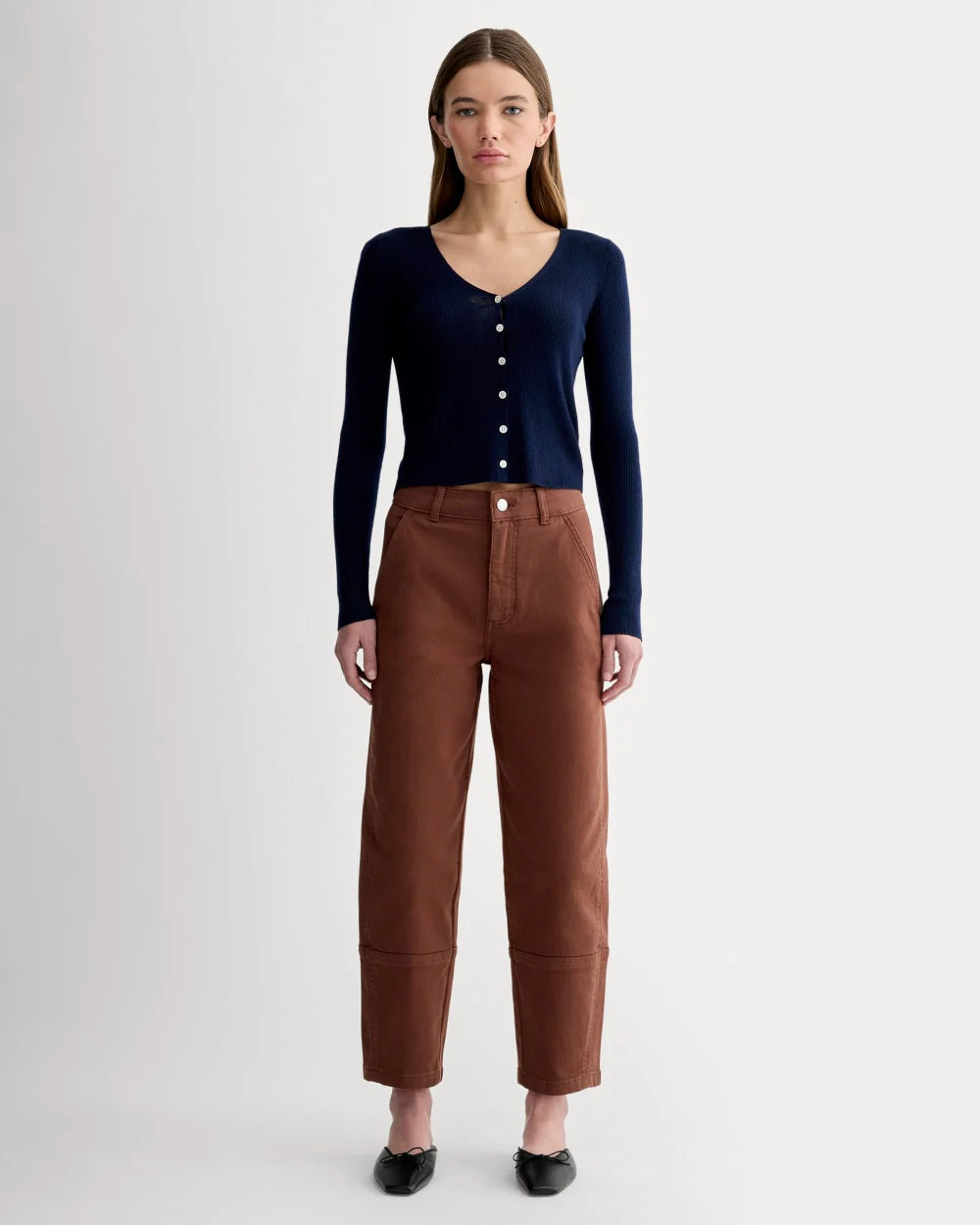 The Utility Barrel Pant | Rosewood | Regular