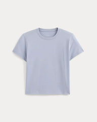 The Box-Cut Tee in Essential Cotton | Aleutian | No Pocket