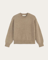 The Cocoon Crew in Plush Cotton | Heather Taupe