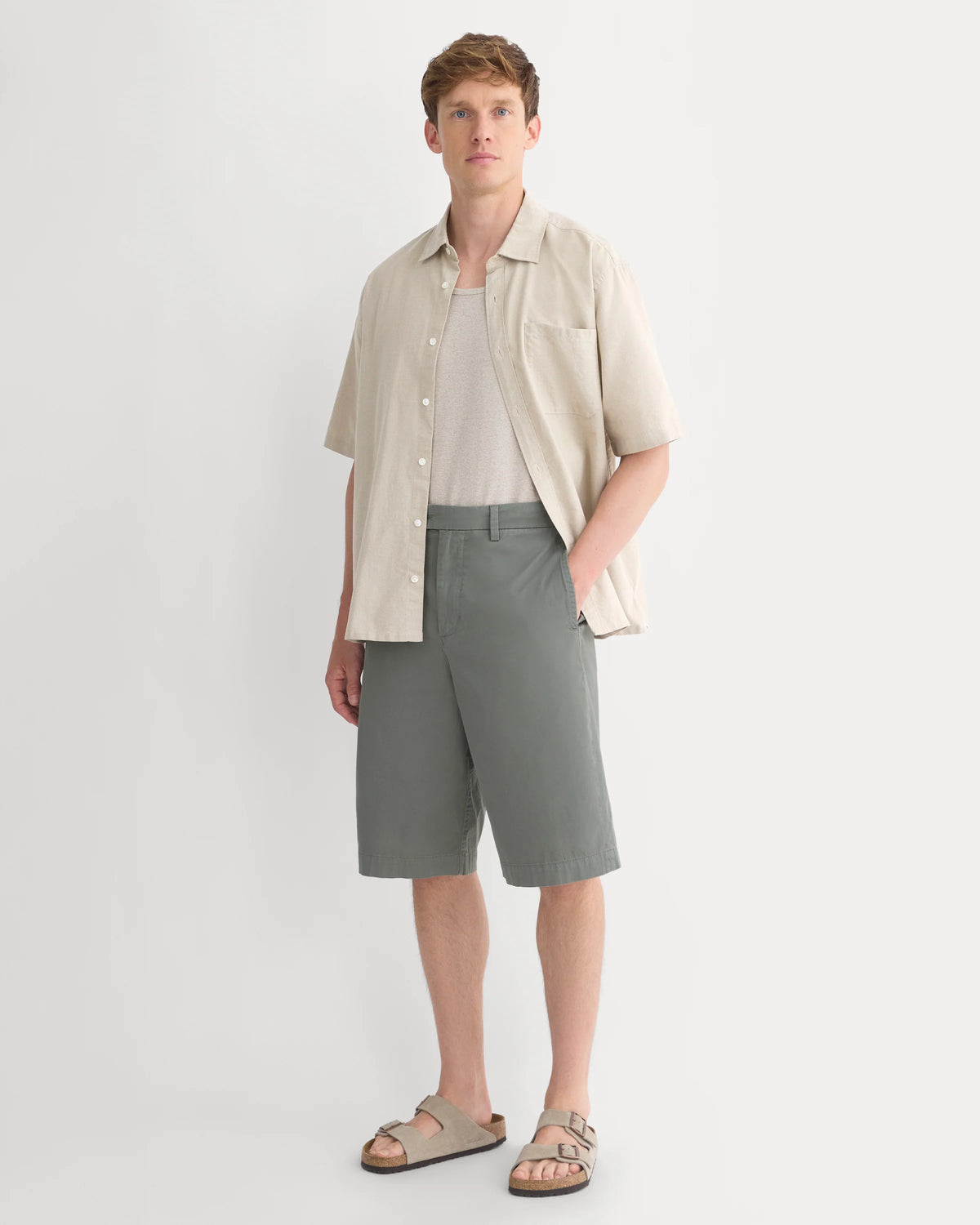 Oversized Short | Agave Green
