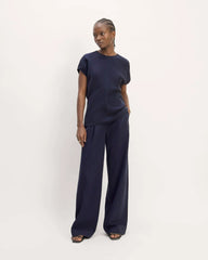 The Drape Top in Butterlite | Navy