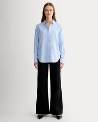 The Must-Have Shirt in Silky Cotton | Pale Blue
