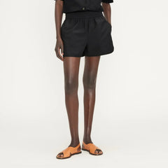 The Poplin Boxer Short | Black