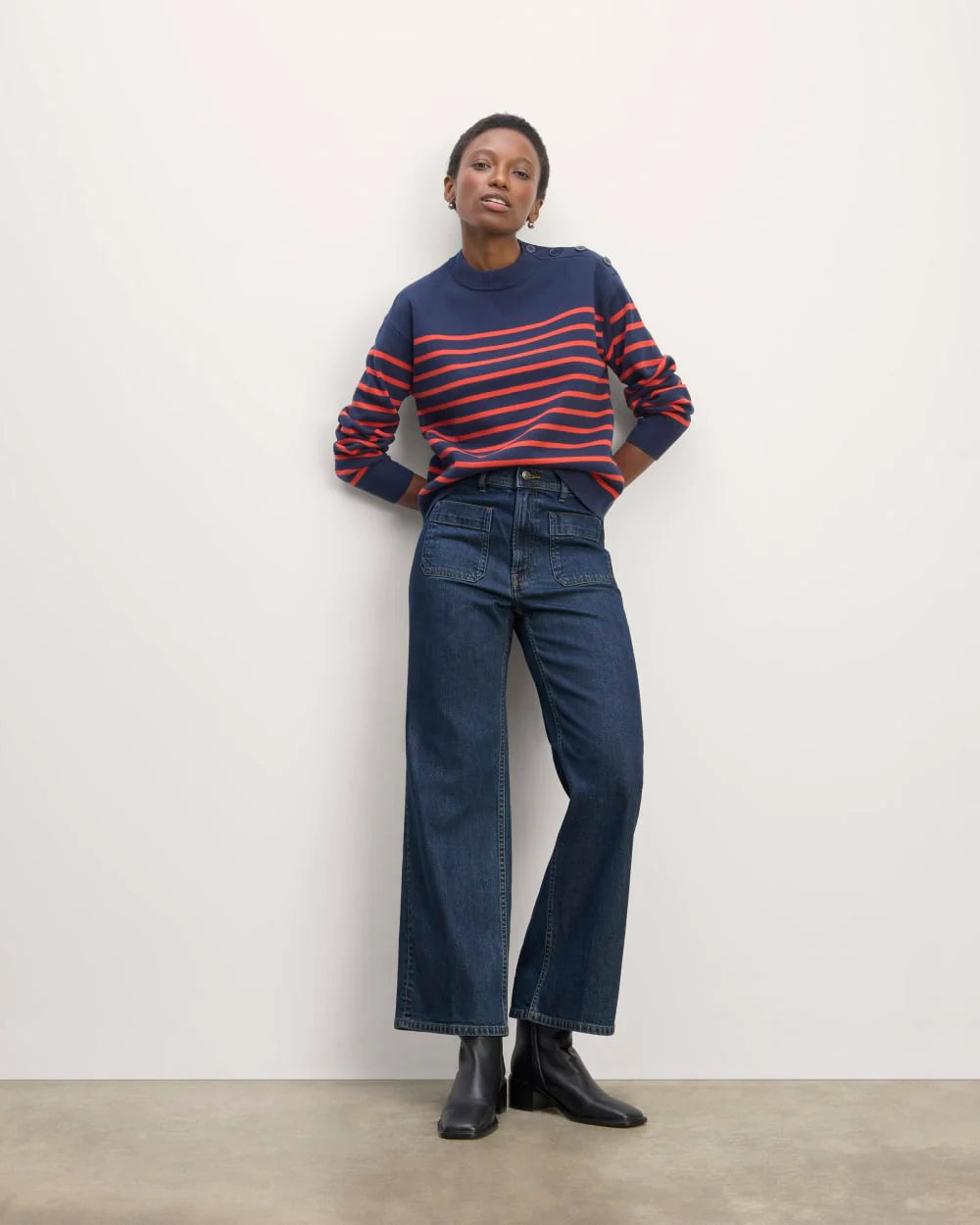 The '70s Wide Jean | Indigo Rinse
