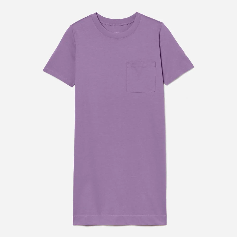 The Organic Cotton Weekend Tee Dress | Dark Orchid