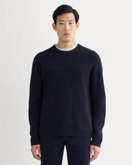 The Fisherman Crew in Wool Cashmere |  Navy