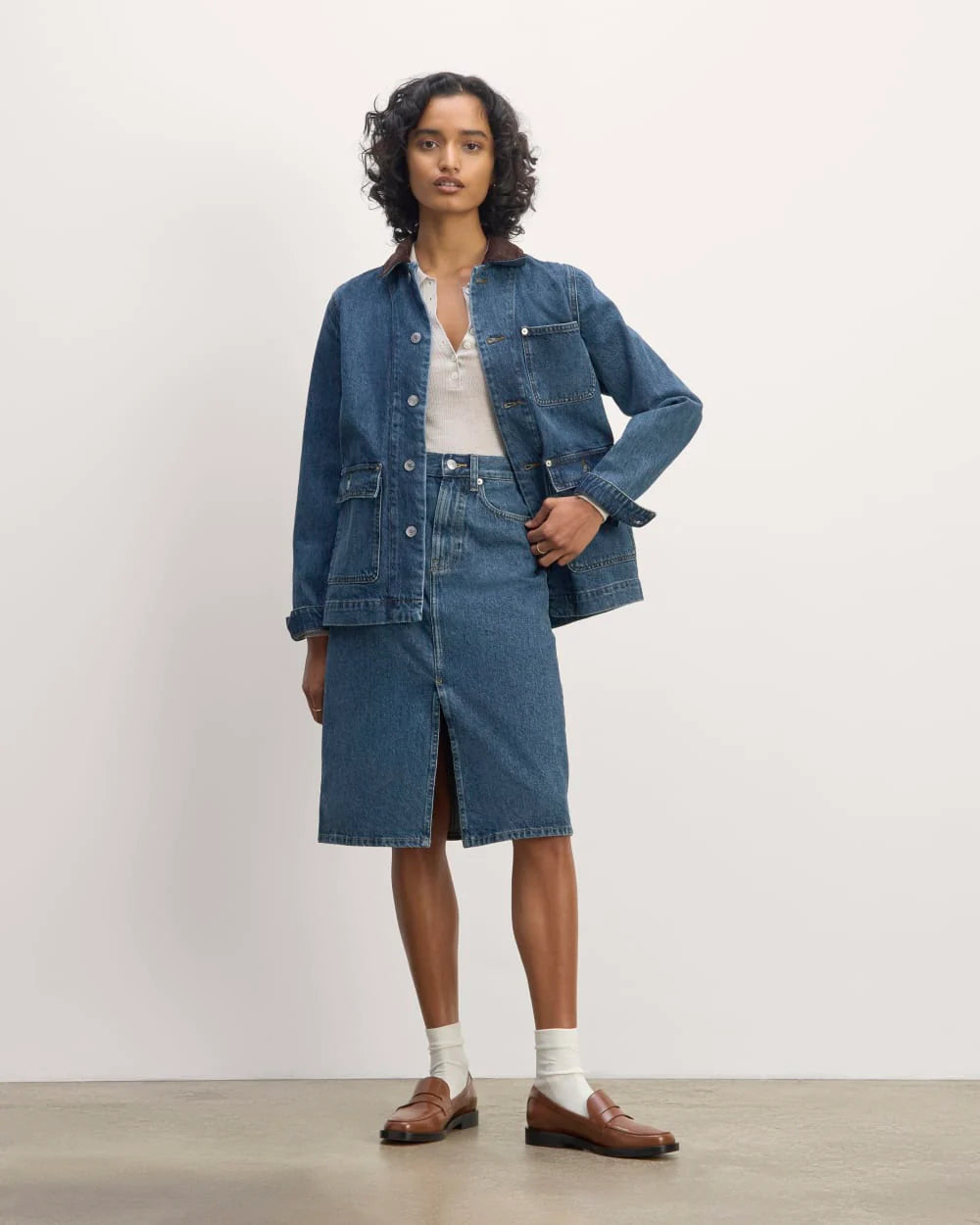 The Mid-Way Skirt | Deep Atlantic