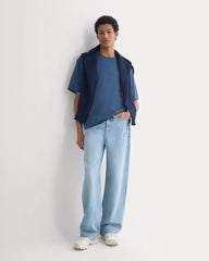 Archive Relaxed-Fit Cotton Crew | Midnight Navy