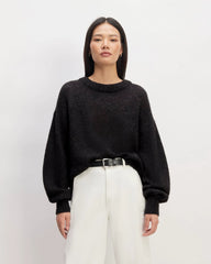 The Cocoon Crew in Alpaca | Heathered Black